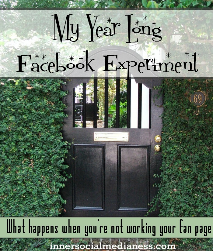 My year long Facebook Experiment April recap