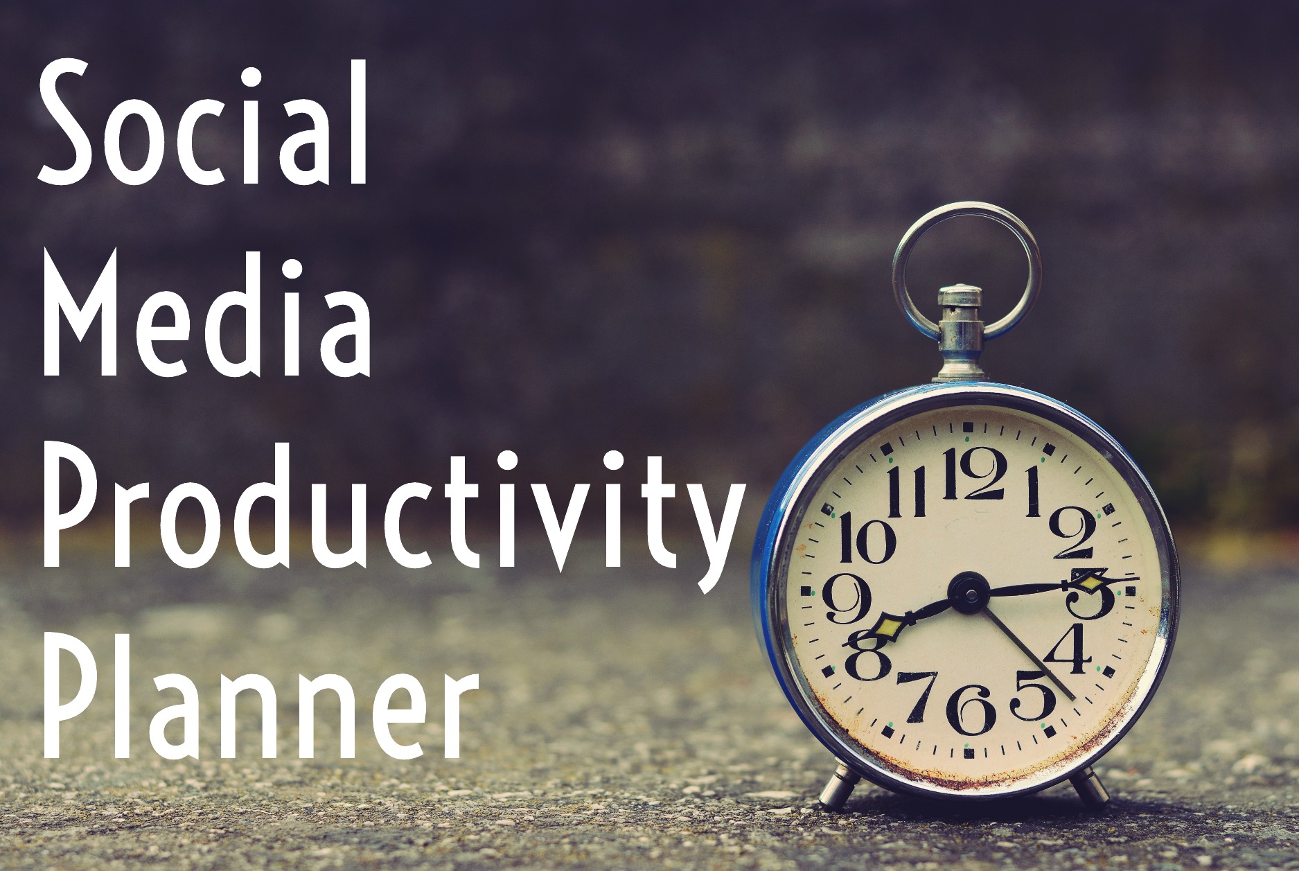 social media productivity planner