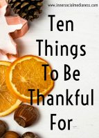 10 Things to Be Thankful For