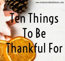 10 things to be thankful for